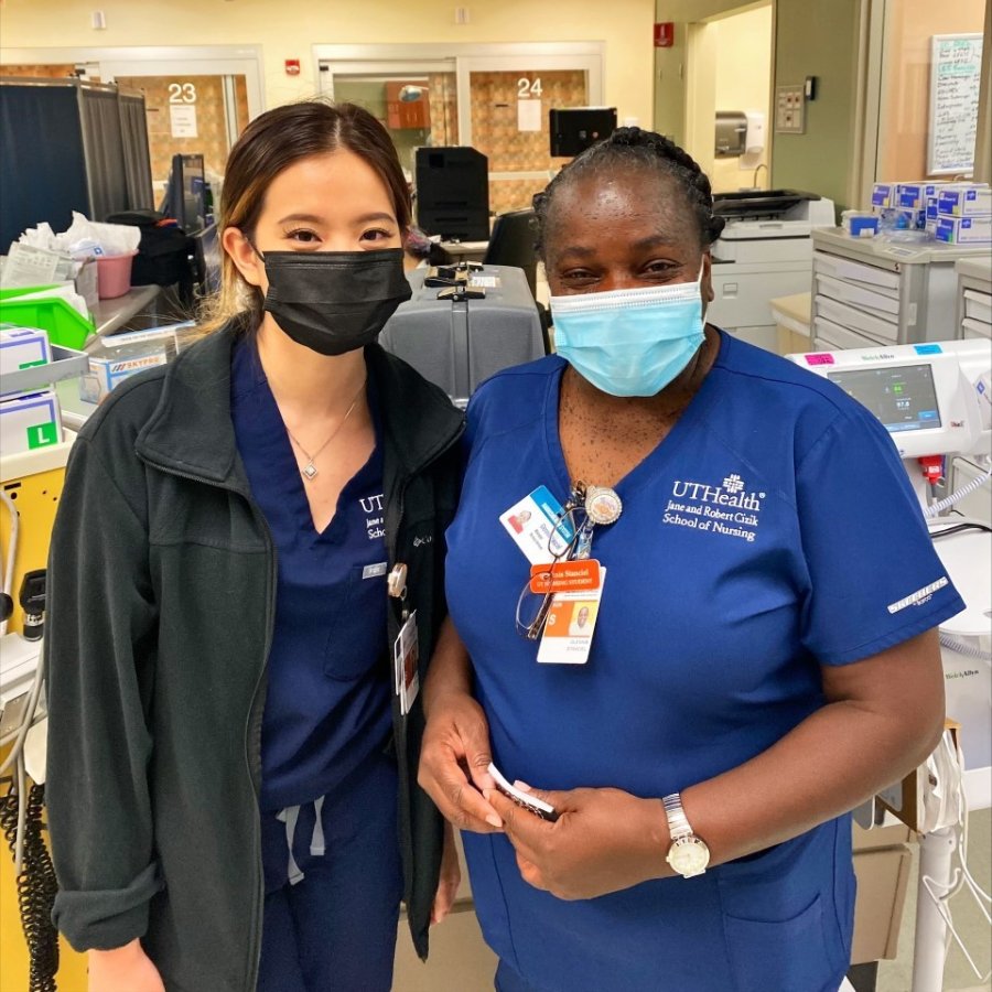 BSN Students Ann Tram Ngu and Glennis Stanciel