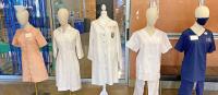 Nursing student uniforms through the decades.