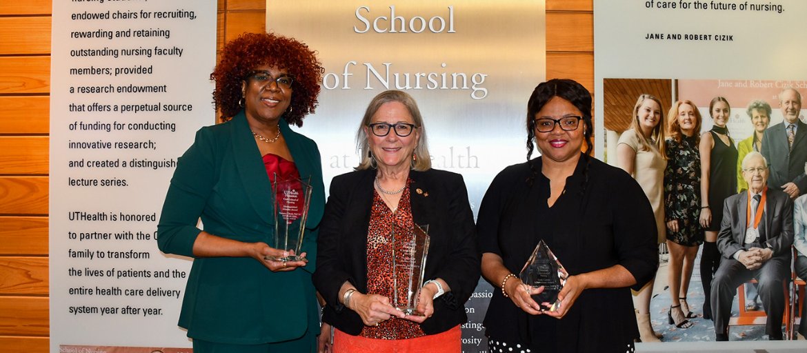 Veronica Brady, Maureen Beck, and Latarsha Cheatham.