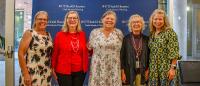 Pictured (L-R): Susan Stafford, Nancy Crider, Faith Strunk, Angela Nash, and Madelene Ottosen.