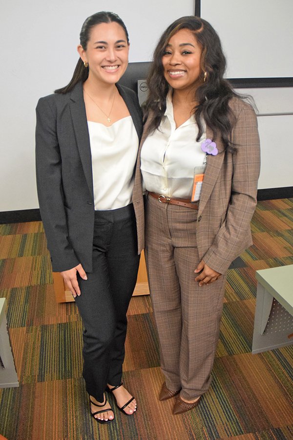 Hannah Zeller and Kabresha Potts