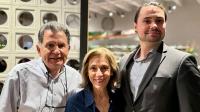 Christopher J. and Maria C. Pappas with Ernesto Treviño.