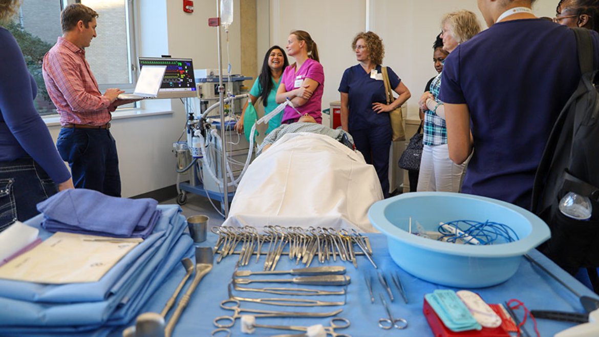Nurse Anesthesia Simulation Center grand opening