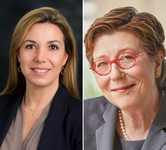 Drs. Ariadne Letra (left) and Constance Johnson