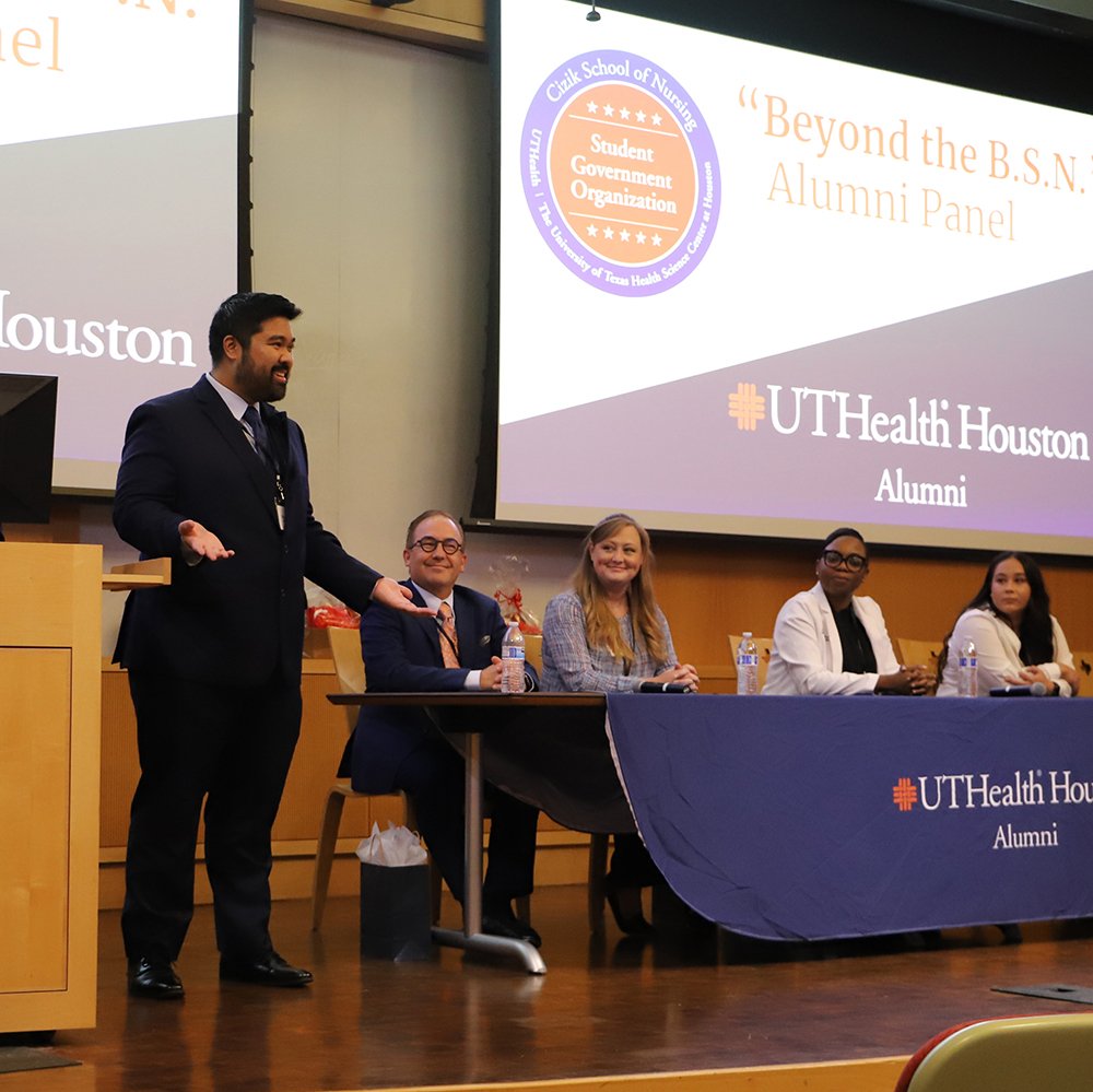 Alumni panel in 2021.