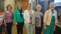 L-R - Debbie James, Betty Ferrell, Karla Abela, Vaunette Fay, Jessica Coviello