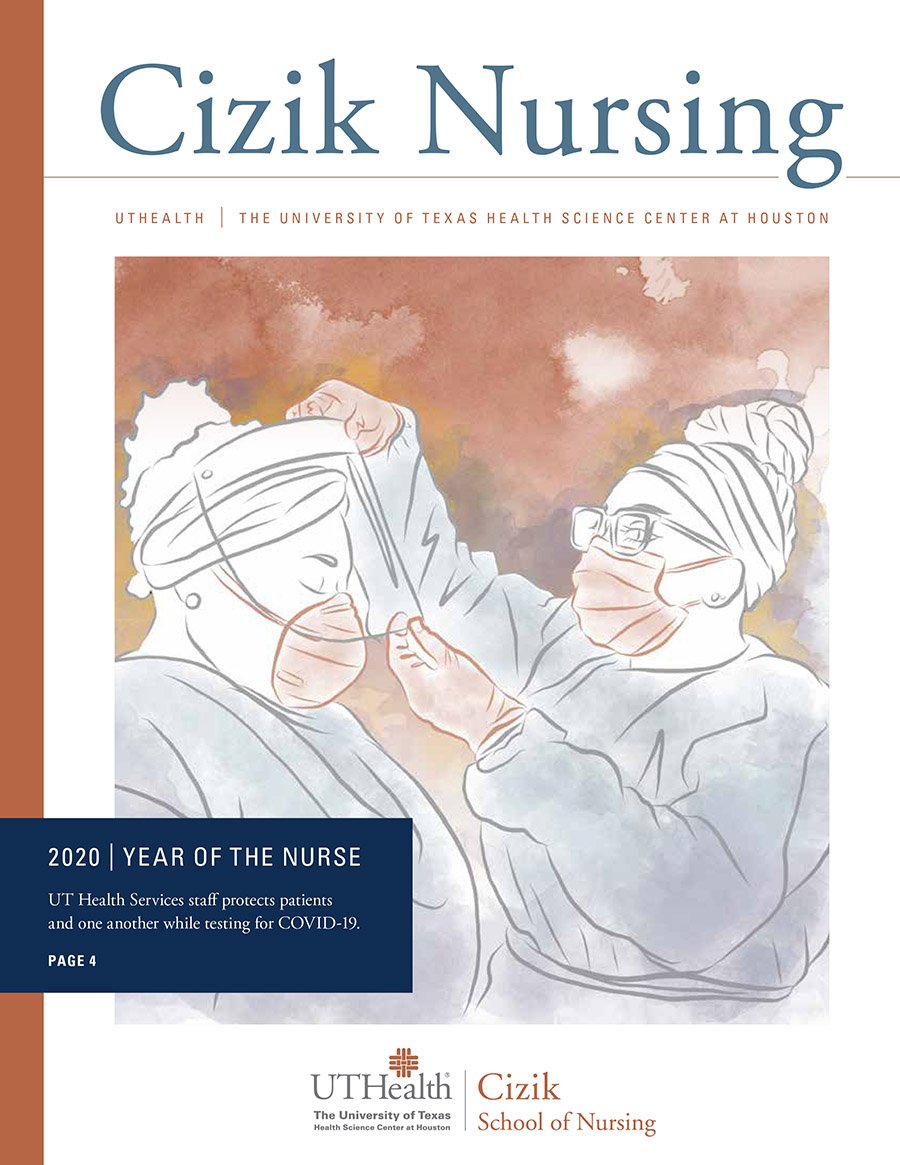 Cover of Cizik Nursing Magazine, 2020