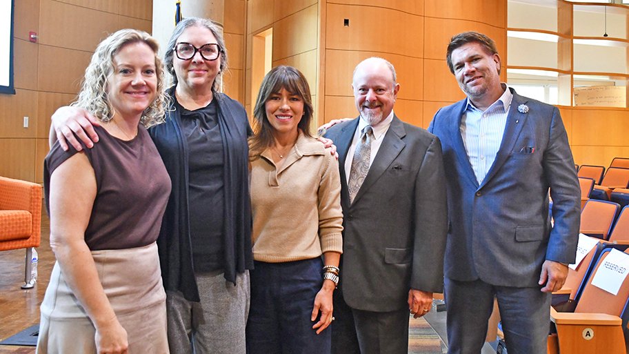 Pictured (L-R): Diane Santa Maria, Sherry Hamby, Carla Diaz-Lewis, Kenneth Lewis, and Jeffrey Temple.