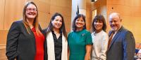 Pictured (L-R): Sandra L. McKay, Sara F. Jacoby, Annalyn DeMello, Carla Diaz-Lewis, and Kenneth Lewis.