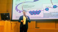 Epigenetics expert Hudson Santos delivers the 2024 Jane and Robert Cizik Lecture.