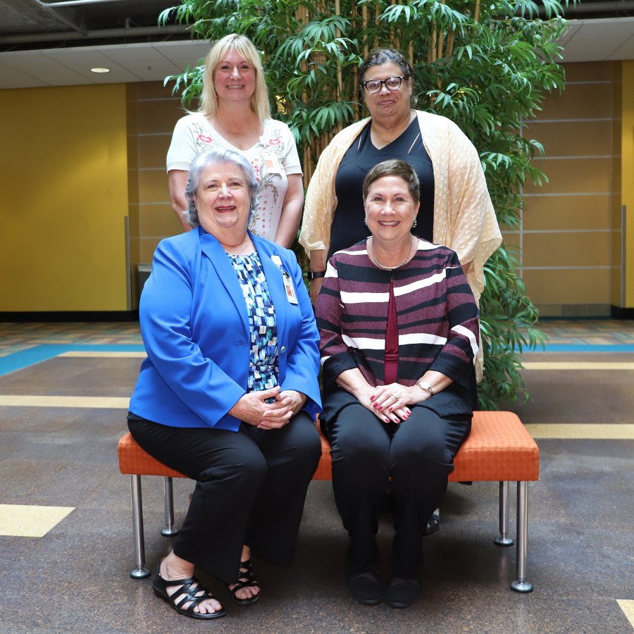 Pictured clockwise from top left are Dr. Tammy Stout, Dr. Carole Mackavey, Dr. Susan Ruppert, and Dr. Linda Cole.