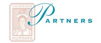 PARTNERS banner with nursing stamp