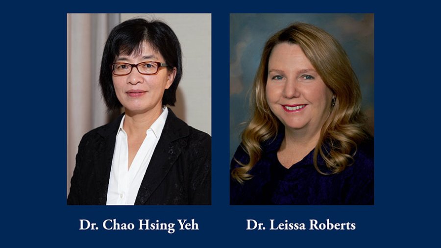 Dr. Chao Hsing Yeh and Dr. Leissa Roberts