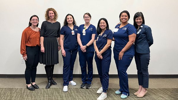 The inaugural group of students in the rehabilitation nursing elective completed the course in May 2023.
