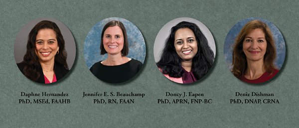 Dr. Daphne Hernandez, Dr. Jennifer E. S. Beauchamp, Dr. Doncy J. Eapen, Dr. Deniz Dishman