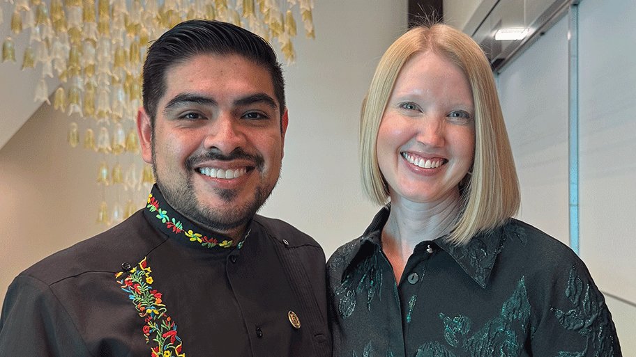 Assistant Professor Higinio Fernández-Sánchez, PhD, RN, and Associate Professor Meagan Whisenant, PhD, APRN.