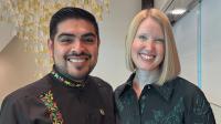 Assistant Professor Higinio Fernández-Sánchez, PhD, RN, and Associate Professor Meagan Whisenant, PhD, APRN.
