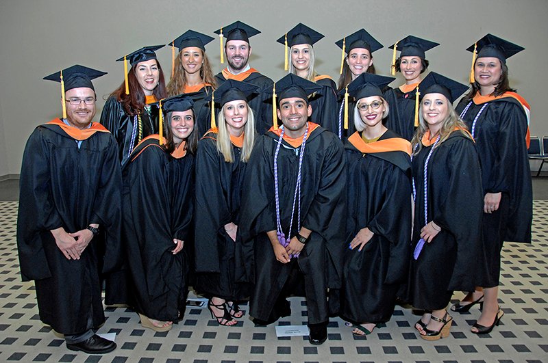 Class of 2016 graduates of the Nurse Anesthesia program.