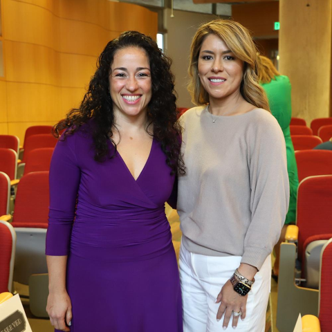 Pictured (L-R): Rosa Gonzalez-Guarda, PhD, MPH, RN, CPH, FAAN, with Carla Diaz-Lewis.