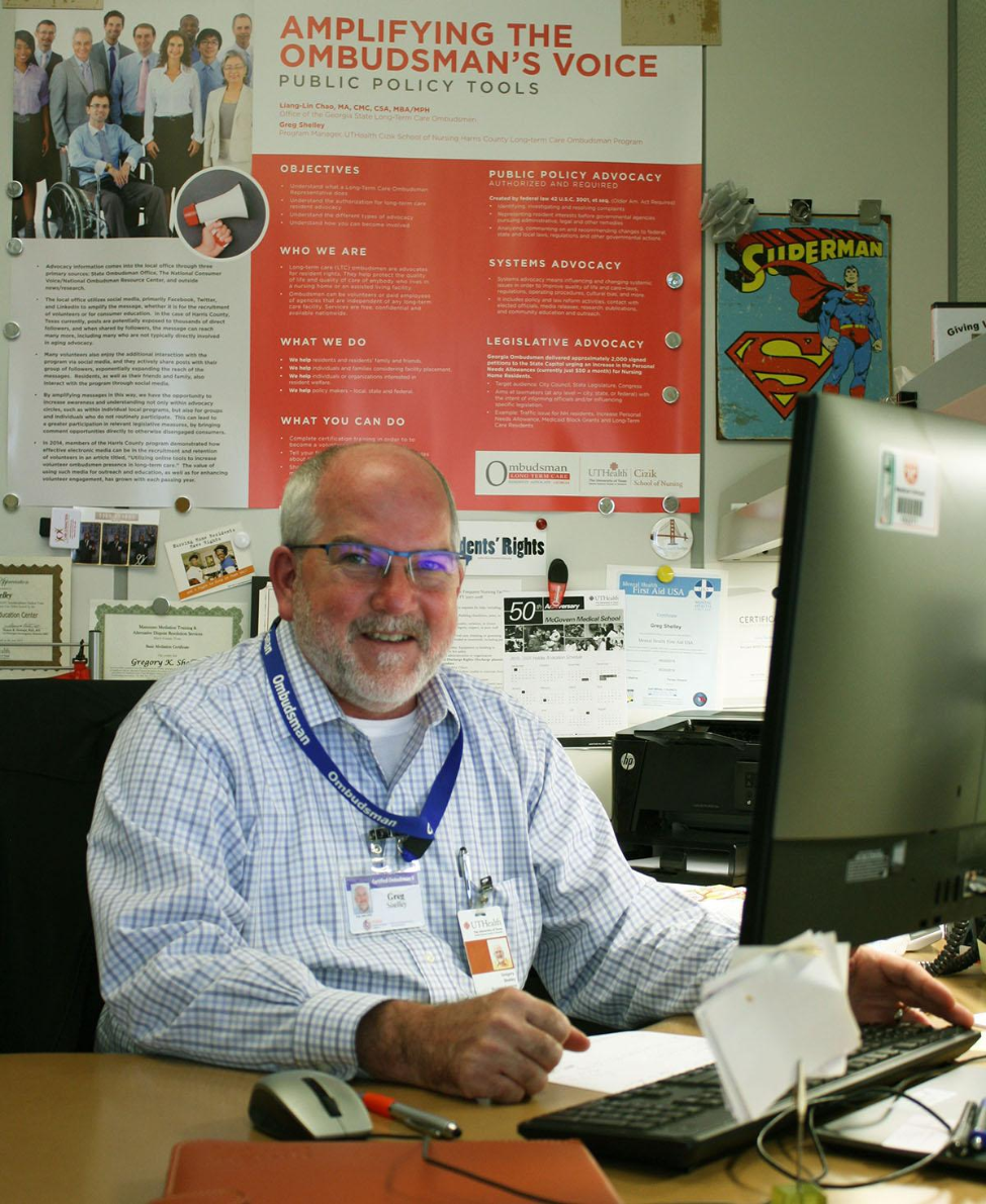 Greg Shelley, Program Manager of the Harris County Long-term Care Ombudsman Program Greg Shelley, Program Manager of the Harris County Long-term Care Ombudsman Program