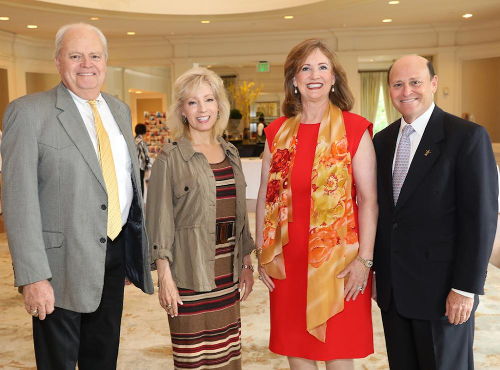 Dean Frazier (third from left) with supporters at the 2017 PARTNERS Spring Luncheon.